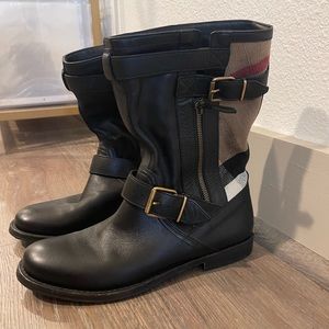 Burberry Combat Boots